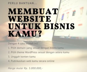 membuat website untuk bisnis kamu